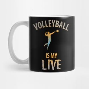 Volleyball Sport Team Play Gift Mug